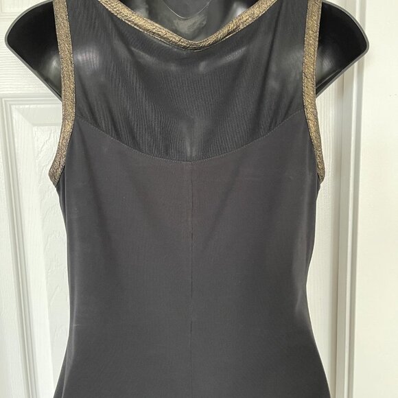 NWT Joseph Ribkoff Black & Gold Elegant Top, size 10 - Picture 4 of 12